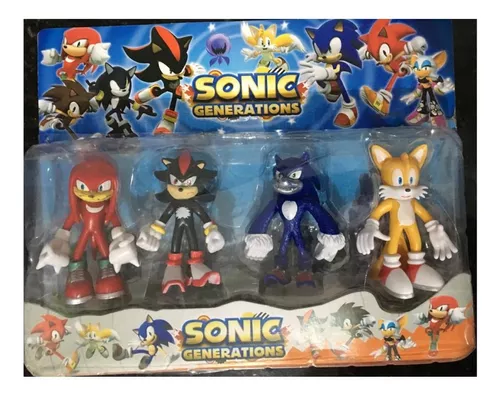 Pacote com 5 bonecos Sonic The Hedgehog