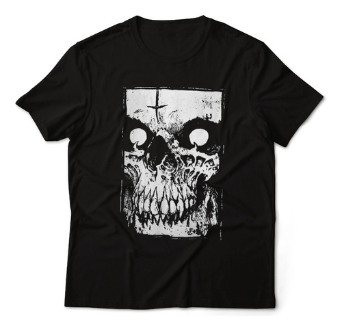 Polera Manga Corta -diseño 10 - Calavera - 2xl - 3xl