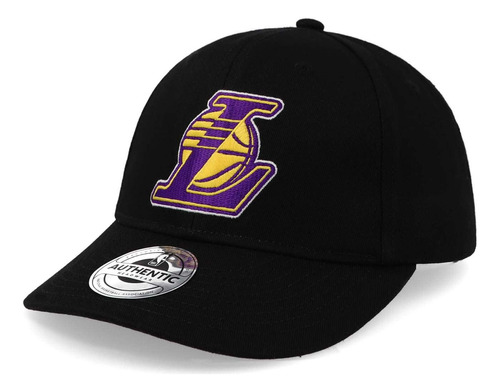 Gorra Fex Pro Basic Color Nba Lakers Niño 5-10 54cm Negro Un