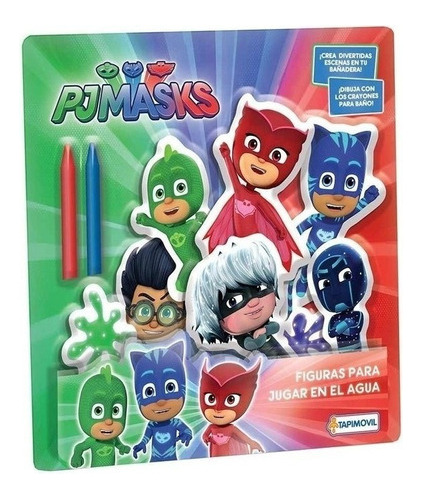 Pj Mask Set De X6 Muñecos Figuras Jugar En El Agua Origin 