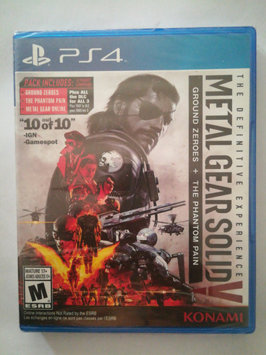 Metal Gear Solid V The Definitive Experience Ps4 100% Nuevo