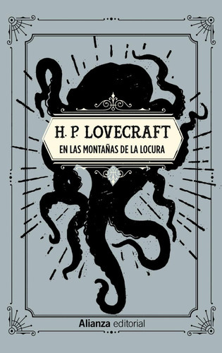 En Las Montañas De La Locura, De H.p. Lovecraft. Editorial Alianza, Tapa Dura En Español, 2019