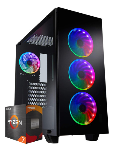 Equipo Pc Gamer Amd Ryzen 7 8 Nucleos 32gb 1tb Nvme Vega 8