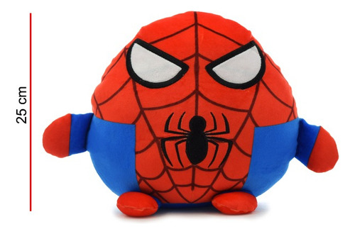 Peluche Spiderman 25 Cm - Marvel Orig. Phi Phi Toys Color Rojo