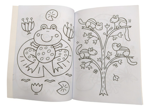 Libro Para Colorear Infantil A Pintar Con Los Animales De La Selva 48 Páginas Divertidas Editorial Grado Cinco Más De 4 Años