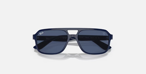 Ray-ban Rb4414m Scuderia Ferrari Cuadrado Azul Azul Oscuro Pulido Azul Pulido Azul