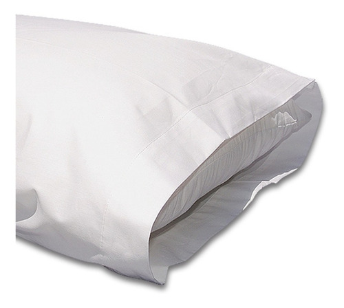 Funda Almohada Percal 100% Algodon 144 Hilos Blanco