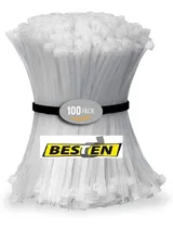 Comprar 100 Pzs Cinchos Plasticos 80kg Bridas De Nylon Anti-uv 40cm