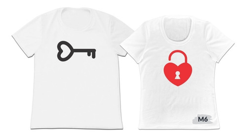 Camiseta Camisa Set 2 Para Pajeras Enamorados Novios Esposos