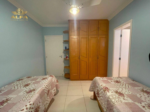 Imagem 12 de 21 de Apartamento Com 3 Dormitórios À Venda, 140 M² Por R$ 1.200.000,00 - Jardim Astúrias - Guarujá/sp - Ap0065