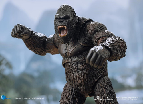 Boneco King Kong Articulado Action Figure Godzilla Hiya Toys