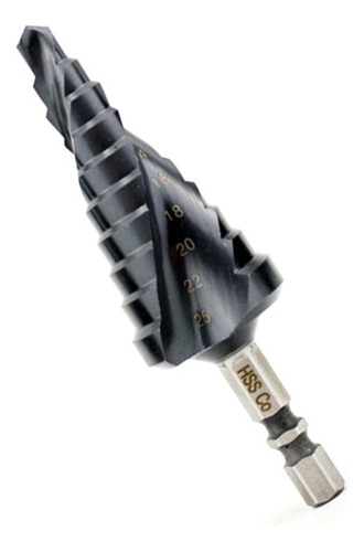 Broca Hss M35 Cobalt Step Com Revestimento De Nit