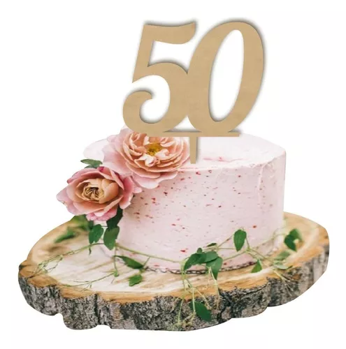 Números Tarta 50 Aniversario Bodas de Oro