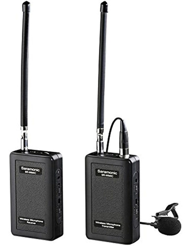 Sistema De Microfono Inalambrico Lavalier Vhf De 4 Canales