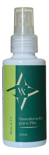 Desodorante Pé Ressecado Toque Seco Hidrata Mal Cheiro 100ml Fragrância Mate Verde Exclusiva