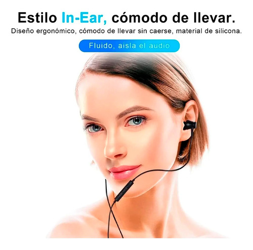 Fone De Ouvido Com Fio 1hora 3.5mm Intra-auricular Preto