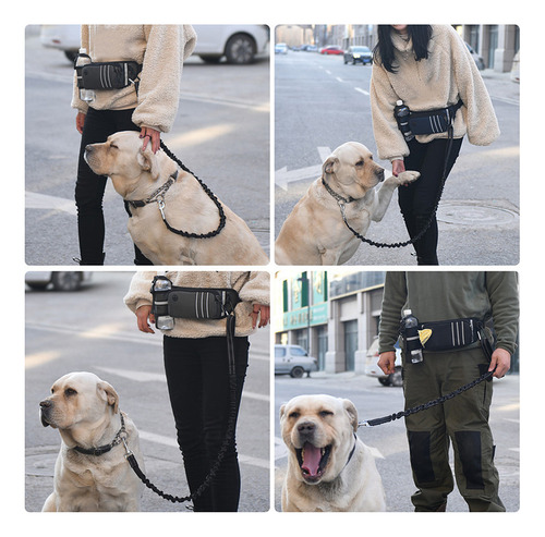 Riñonera Con Correa Para Perro Con Manos Libres Y Cinturón A