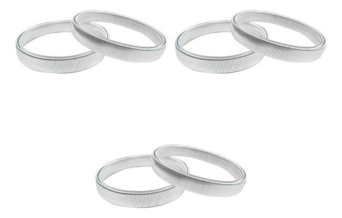 Brazalete Elástico De Metal Con Soporte Para 6 Camisas