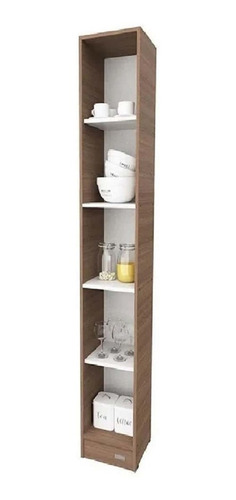 Mueble Organizador Estante 180x29x29 Cm Carvalho Mezzo 10213