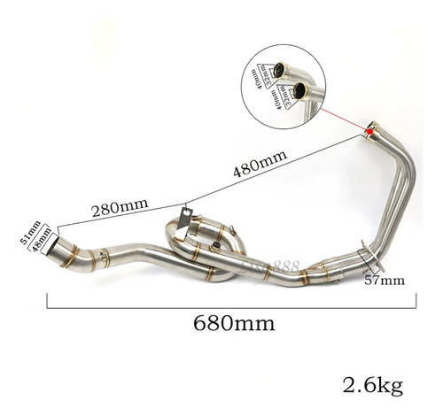 Full System Para Moto Yamaha Mt03 R3 Año 2015 - 2023