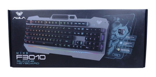 Teclado Gamer Silicona Tipo Ingles Retroiluminado