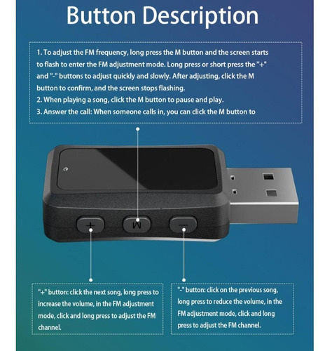 // Accesorios Del Adaptador De Audio Para Automóvil Bt