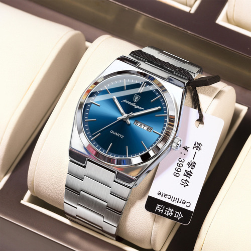 Reloj De Moda De Cuarzo De Lujo Poedagar Luminous
