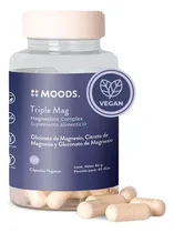 Comprar Moods | Triple Mag - Magnesio Complex - Con Citrato de Magnesio, Glicinato de Magnesio y Gluconato de Magnesio, Alta absorción - Suplemento 100% Natural y Vegano - 120 Cápsulas Veganas para 60 días