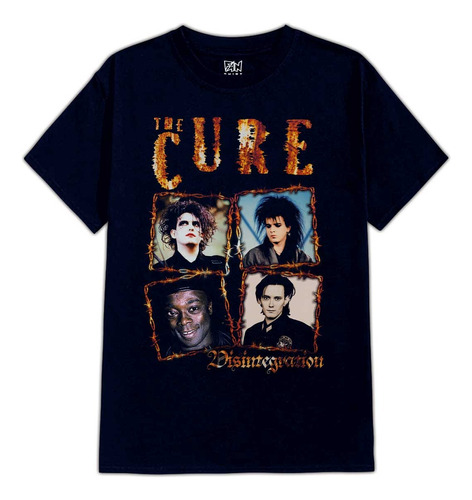 The Cure 708 Integrantes Disintegration Polera Estampada