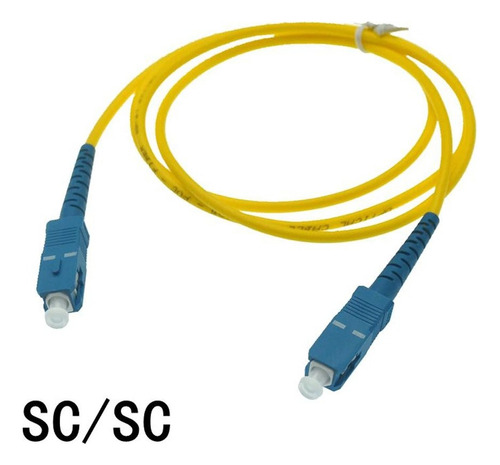 Cable Patch Cord Fibra Optica Om3 3.0mm Sc-sc 50db 9/125 20m