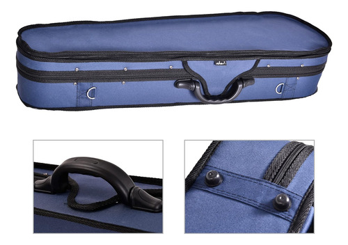 Estuche Para Violín Adm 4/4 De Tamaño Completo Rigido Basic