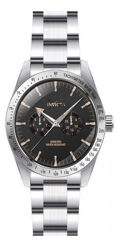Reloj de pulsera Invicta 45971, para hombre, con correa de acero inoxidable color acero