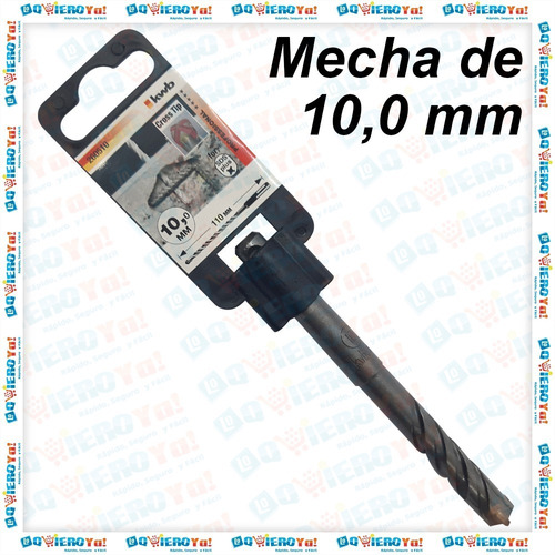 Mecha Broca Widia Sds Plus 10 Mm X 110mm 4 Filos Kwb Alemana