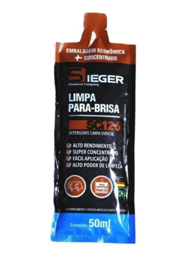 Limpa Para-brisa Sache 50ml Sieger