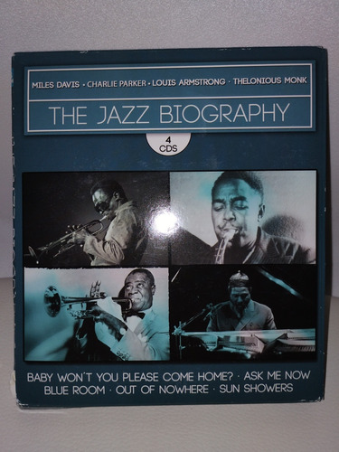 The Jazz Biography 4 Discos Cd Miles Davis Charlie Parker