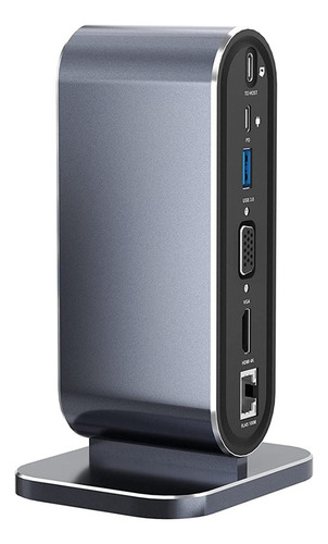 Estación De Acoplamiento Usb C 12 En 1, Usb C Hub Dock, Pant