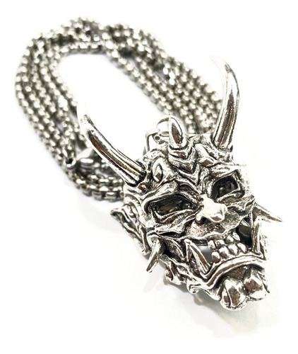 Collar Dije Demonio Japones Proteccion Japon Esoteria 