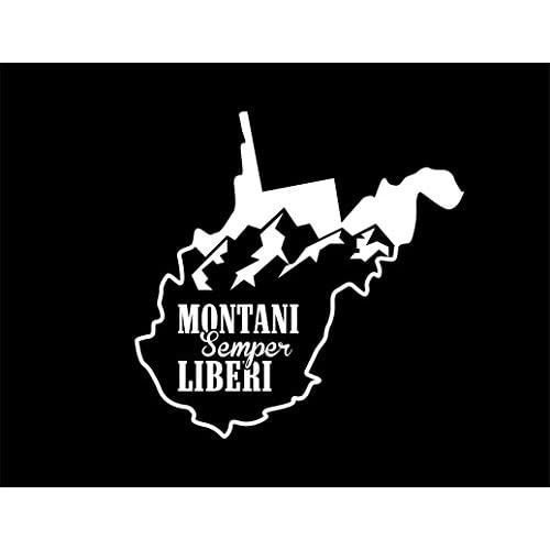 Calcomanía/sticker Montani Semper Liberi De Virginia O...