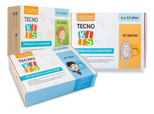 Imagen 4 de 5 de Kits De Ciencia Para Chicos (tecnokits - Caja Isaac Newton)