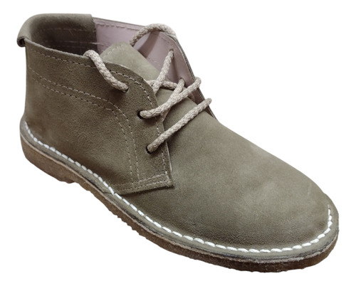 Botas Botitas Chavito Unisex Gamuza Suela De Goma Creppe