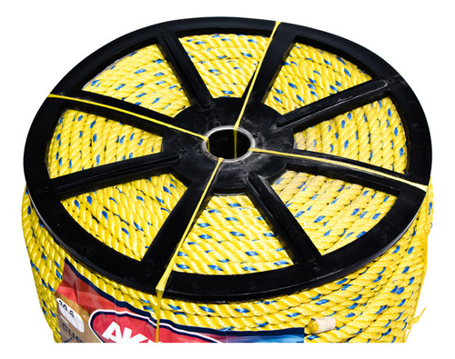 Cuerda O Soga Polipropileno 13mm 1/2 30kg Rollo Akron 44-60