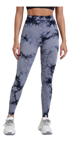 Leggins Deportivos Yoga Mujer Tie Dye Gym Push Up Levanta P