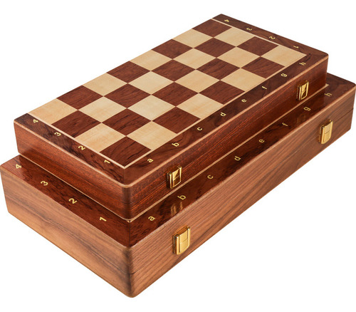 Ajedrez De Madera, De Lujo, Grande, 45x45x3.8 Cm