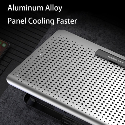 Soporte Notebook Aluminio Base De Enfriadora Usb Para Gamer