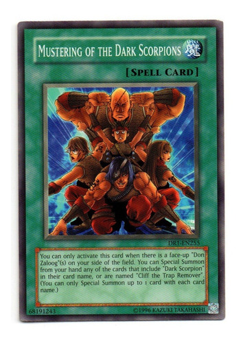Mustering Of The Dark Scorpions Carta Yu-gi-oh! (Usado)
