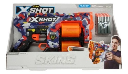 Pistola De Dardos X Shot Skins Dread Varios Diseños
