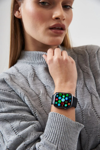 Reloj Smartwach Infinity Blanco Negro Con Altavoz Sweet Negro