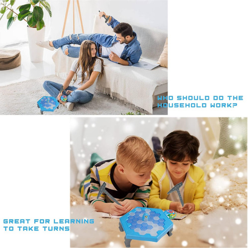 Juego De Mesa Save Penguin Break Ice Frozen Para Niños De 4