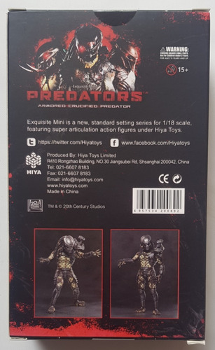Predators Figura Armored Crucified Predator Hiya Previews Ex