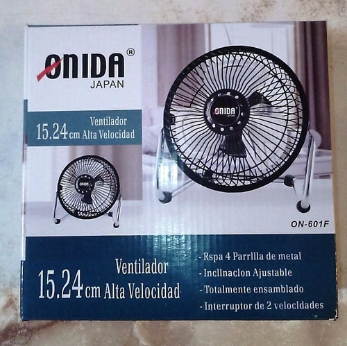 Imagen 3 de 7 de Ventilador Mini Turbo De Alta Velocidad Onida 6¨